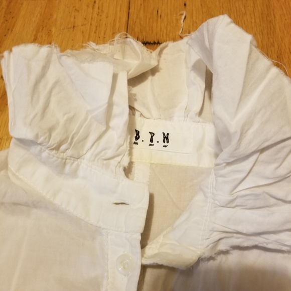 Black Peace Now Distressed Aristocrat Lolita Shirt - Picture 2 of 6